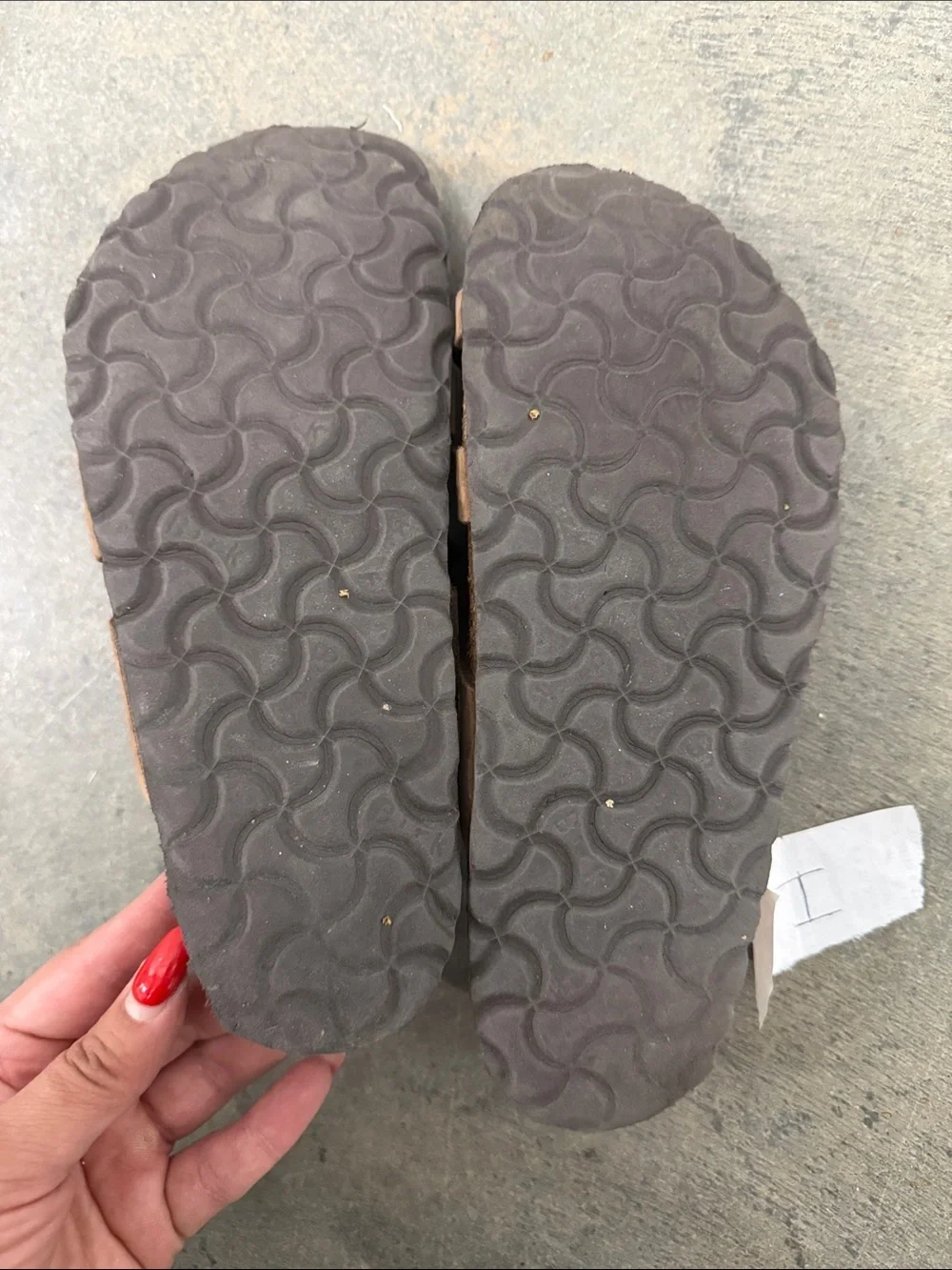 Birkenstock Brown Leather Double Buckle Crossover Sandals